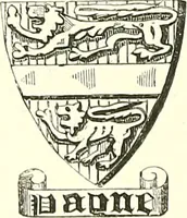 Picture 170 of 197 from Armorial of Jersey : being an account, heraldic and antiquarian, of its chief native families, with pedigrees, biographical notices, and illustrative data; to which are added, a brief history of heraldry, and remarks on the mediæval antiquities of the island (1859), leaf 505
