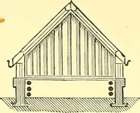 An illustration from Armorial of Jersey : being an account, heraldic and antiquarian, of its chief native families, with pedigrees, biographical notices, and illustrative data; to which are added, a brief history of heraldry, and remarks on the mediæval antiquities of the island (1859)