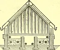 An illustration from Armorial of Jersey : being an account, heraldic and antiquarian, of its chief native families, with pedigrees, biographical notices, and illustrative data; to which are added, a brief history of heraldry, and remarks on the mediæval antiquities of the island (1859)