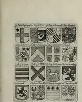 An illustration from Armorial vniuersel, contenant les armes des principales maisons, estatz, et dignitez, des plus considerables royaumes de l'Europe. Blazonnées de leurs métaux & couleurs et enrichies de leurs ornemens exterieurs (1654)