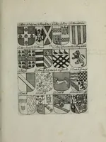 An illustration from Armorial vniuersel, contenant les armes des principales maisons, estatz, et dignitez, des plus considerables royaumes de l'Europe. Blazonnées de leurs métaux & couleurs et enrichies de leurs ornemens exterieurs (1654)