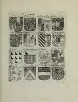 An illustration from Armorial vniuersel, contenant les armes des principales maisons, estatz, et dignitez, des plus considerables royaumes de l'Europe. Blazonnées de leurs métaux & couleurs et enrichies de leurs ornemens exterieurs (1654)