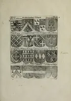 An illustration from Armorial vniuersel, contenant les armes des principales maisons, estatz, et dignitez, des plus considerables royaumes de l'Europe. Blazonnées de leurs métaux & couleurs et enrichies de leurs ornemens exterieurs (1654)