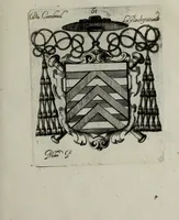An illustration from Armorial vniuersel, contenant les armes des principales maisons, estatz, et dignitez, des plus considerables royaumes de l'Europe. Blazonnées de leurs métaux & couleurs et enrichies de leurs ornemens exterieurs (1654)