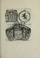 An illustration from Armorial vniuersel, contenant les armes des principales maisons, estatz, et dignitez, des plus considerables royaumes de l'Europe. Blazonnées de leurs métaux & couleurs et enrichies de leurs ornemens exterieurs (1654)