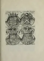 An illustration from Armorial vniuersel, contenant les armes des principales maisons, estatz, et dignitez, des plus considerables royaumes de l'Europe. Blazonnées de leurs métaux & couleurs et enrichies de leurs ornemens exterieurs (1654)