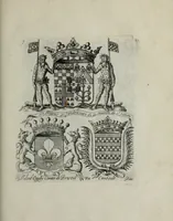 An illustration from Armorial vniuersel, contenant les armes des principales maisons, estatz, et dignitez, des plus considerables royaumes de l'Europe. Blazonnées de leurs métaux & couleurs et enrichies de leurs ornemens exterieurs (1654)