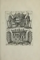 An illustration from Armorial vniuersel, contenant les armes des principales maisons, estatz, et dignitez, des plus considerables royaumes de l'Europe. Blazonnées de leurs métaux & couleurs et enrichies de leurs ornemens exterieurs (1654)