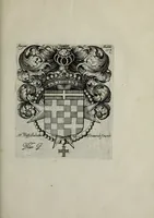 An illustration from Armorial vniuersel, contenant les armes des principales maisons, estatz, et dignitez, des plus considerables royaumes de l'Europe. Blazonnées de leurs métaux & couleurs et enrichies de leurs ornemens exterieurs (1654)