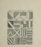 An illustration from Armorial vniuersel, contenant les armes des principales maisons, estatz, et dignitez, des plus considerables royaumes de l'Europe. Blazonnées de leurs métaux & couleurs et enrichies de leurs ornemens exterieurs (1654)