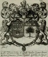 Picture 132 of 287 from Armorial vniuersel, contenant les armes des principales maisons, estatz, et dignitez, des plus considerables royaumes de l'Europe. Blazonnées de leurs métaux & couleurs et enrichies de leurs ornemens exterieurs (1654), leaf 290