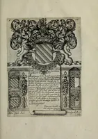 An illustration from Armorial vniuersel, contenant les armes des principales maisons, estatz, et dignitez, des plus considerables royaumes de l'Europe. Blazonnées de leurs métaux & couleurs et enrichies de leurs ornemens exterieurs (1654)