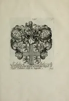 An illustration from Armorial vniuersel, contenant les armes des principales maisons, estatz, et dignitez, des plus considerables royaumes de l'Europe. Blazonnées de leurs métaux & couleurs et enrichies de leurs ornemens exterieurs (1654)