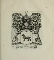 An illustration from Armorial vniuersel, contenant les armes des principales maisons, estatz, et dignitez, des plus considerables royaumes de l'Europe. Blazonnées de leurs métaux & couleurs et enrichies de leurs ornemens exterieurs (1654)
