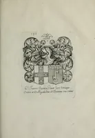 An illustration from Armorial vniuersel, contenant les armes des principales maisons, estatz, et dignitez, des plus considerables royaumes de l'Europe. Blazonnées de leurs métaux & couleurs et enrichies de leurs ornemens exterieurs (1654)