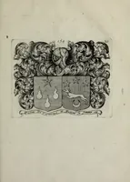 An illustration from Armorial vniuersel, contenant les armes des principales maisons, estatz, et dignitez, des plus considerables royaumes de l'Europe. Blazonnées de leurs métaux & couleurs et enrichies de leurs ornemens exterieurs (1654)