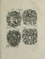 An illustration from Armorial vniuersel, contenant les armes des principales maisons, estatz, et dignitez, des plus considerables royaumes de l'Europe. Blazonnées de leurs métaux & couleurs et enrichies de leurs ornemens exterieurs (1654)