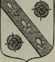 An illustration from Armorial vniuersel, contenant les armes des principales maisons, estatz, et dignitez, des plus considerables royaumes de l'Europe. Blazonnées de leurs métaux & couleurs et enrichies de leurs ornemens exterieurs (1654)