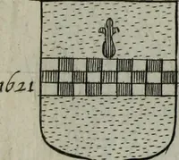 An illustration from Armorial vniuersel, contenant les armes des principales maisons, estatz, et dignitez, des plus considerables royaumes de l'Europe. Blazonnées de leurs métaux & couleurs et enrichies de leurs ornemens exterieurs (1654)