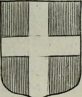 An illustration from Armorial vniuersel, contenant les armes des principales maisons, estatz, et dignitez, des plus considerables royaumes de l'Europe. Blazonnées de leurs métaux & couleurs et enrichies de leurs ornemens exterieurs (1654)