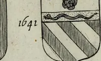 An illustration from Armorial vniuersel, contenant les armes des principales maisons, estatz, et dignitez, des plus considerables royaumes de l'Europe. Blazonnées de leurs métaux & couleurs et enrichies de leurs ornemens exterieurs (1654)
