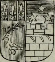 Picture 203 of 287 from Armorial vniuersel, contenant les armes des principales maisons, estatz, et dignitez, des plus considerables royaumes de l'Europe. Blazonnées de leurs métaux & couleurs et enrichies de leurs ornemens exterieurs (1654), leaf 370