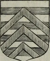 An illustration from Armorial vniuersel, contenant les armes des principales maisons, estatz, et dignitez, des plus considerables royaumes de l'Europe. Blazonnées de leurs métaux & couleurs et enrichies de leurs ornemens exterieurs (1654)