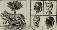 Picture 218 of 287 from Armorial vniuersel, contenant les armes des principales maisons, estatz, et dignitez, des plus considerables royaumes de l'Europe. Blazonnées de leurs métaux & couleurs et enrichies de leurs ornemens exterieurs (1654), leaf 372
