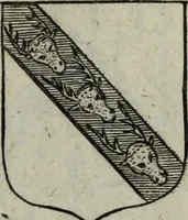 An illustration from Armorial vniuersel, contenant les armes des principales maisons, estatz, et dignitez, des plus considerables royaumes de l'Europe. Blazonnées de leurs métaux & couleurs et enrichies de leurs ornemens exterieurs (1654)