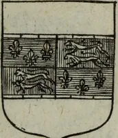 An illustration from Armorial vniuersel, contenant les armes des principales maisons, estatz, et dignitez, des plus considerables royaumes de l'Europe. Blazonnées de leurs métaux & couleurs et enrichies de leurs ornemens exterieurs (1654)