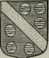An illustration from Armorial vniuersel, contenant les armes des principales maisons, estatz, et dignitez, des plus considerables royaumes de l'Europe. Blazonnées de leurs métaux & couleurs et enrichies de leurs ornemens exterieurs (1654)