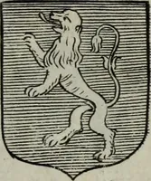 An illustration from Armorial vniuersel, contenant les armes des principales maisons, estatz, et dignitez, des plus considerables royaumes de l'Europe. Blazonnées de leurs métaux & couleurs et enrichies de leurs ornemens exterieurs (1654)