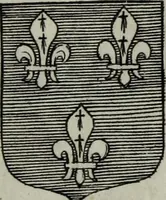 An illustration from Armorial vniuersel, contenant les armes des principales maisons, estatz, et dignitez, des plus considerables royaumes de l'Europe. Blazonnées de leurs métaux & couleurs et enrichies de leurs ornemens exterieurs (1654)