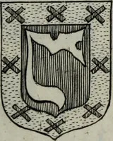An illustration from Armorial vniuersel, contenant les armes des principales maisons, estatz, et dignitez, des plus considerables royaumes de l'Europe. Blazonnées de leurs métaux & couleurs et enrichies de leurs ornemens exterieurs (1654)