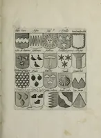 An illustration from Armorial vniuersel, contenant les armes des principales maisons, estatz, et dignitez, des plus considerables royaumes de l'Europe. Blazonnées de leurs métaux & couleurs et enrichies de leurs ornemens exterieurs (1654)