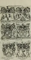 An illustration from Armorial vniuersel, contenant les armes des principales maisons, estatz, et dignitez, des plus considerables royaumes de l'Europe. Blazonnées de leurs métaux & couleurs et enrichies de leurs ornemens exterieurs (1654)
