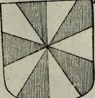 An illustration from Armorial vniuersel, contenant les armes des principales maisons, estatz, et dignitez, des plus considerables royaumes de l'Europe. Blazonnées de leurs métaux & couleurs et enrichies de leurs ornemens exterieurs (1654)