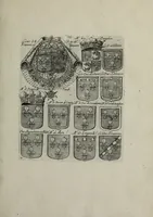 An illustration from Armorial vniuersel, contenant les armes des principales maisons, estatz, et dignitez, des plus considerables royaumes de l'Europe. Blazonnées de leurs métaux & couleurs et enrichies de leurs ornemens exterieurs (1654)