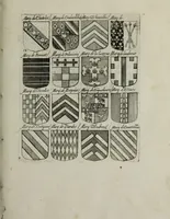 An illustration from Armorial vniuersel, contenant les armes des principales maisons, estatz, et dignitez, des plus considerables royaumes de l'Europe. Blazonnées de leurs métaux & couleurs et enrichies de leurs ornemens exterieurs (1654)