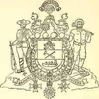 An illustration from Armory and lineages of Canada; comprising pedigrees with historical notes, brief biographies and family registers of prominent men of Canada, including blazons and illustrations of many armorials, and of insignia of knighthood (1913)