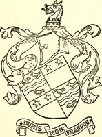 An illustration from Armory and lineages of Canada; comprising pedigrees with historical notes, brief biographies and family registers of prominent men of Canada, including blazons and illustrations of many armorials, and of insignia of knighthood (1913)