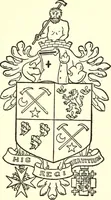 An illustration from Armory and lineages of Canada; comprising pedigrees with historical notes, brief biographies and family registers of prominent men of Canada, including blazons and illustrations of many armorials, and of insignia of knighthood (1913)