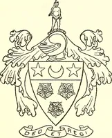 An illustration from Armory and lineages of Canada; comprising pedigrees with historical notes, brief biographies and family registers of prominent men of Canada, including blazons and illustrations of many armorials, and of insignia of knighthood (1913)