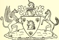 An illustration from Armory and lineages of Canada; comprising pedigrees with historical notes, brief biographies and family registers of prominent men of Canada, including blazons and illustrations of many armorials, and of insignia of knighthood (1913)