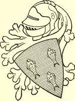 An illustration from Armory and lineages of Canada; comprising pedigrees with historical notes, brief biographies and family registers of prominent men of Canada, including blazons and illustrations of many armorials, and of insignia of knighthood (1913)