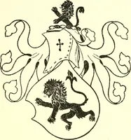 An illustration from Armory and lineages of Canada; comprising pedigrees with historical notes, brief biographies and family registers of prominent men of Canada, including blazons and illustrations of many armorials, and of insignia of knighthood (1913)
