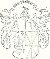An illustration from Armory and lineages of Canada; comprising pedigrees with historical notes, brief biographies and family registers of prominent men of Canada, including blazons and illustrations of many armorials, and of insignia of knighthood (1913)