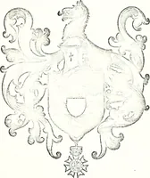 An illustration from Armory and lineages of Canada; comprising pedigrees with historical notes, brief biographies and family registers of prominent men of Canada, including blazons and illustrations of many armorials, and of insignia of knighthood (1913)