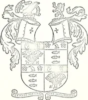 An illustration from Armory and lineages of Canada; comprising pedigrees with historical notes, brief biographies and family registers of prominent men of Canada, including blazons and illustrations of many armorials, and of insignia of knighthood (1913)