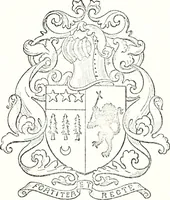 An illustration from Armory and lineages of Canada; comprising pedigrees with historical notes, brief biographies and family registers of prominent men of Canada, including blazons and illustrations of many armorials, and of insignia of knighthood (1913)
